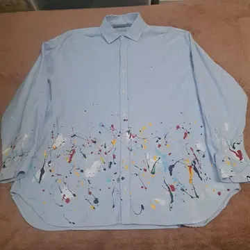 초레어 WILLY CHAVARRIA Paint OXFORD SHIRT