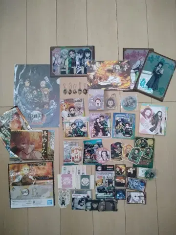 귀멸의 칼날 스티커 클리어 파일 외 세트