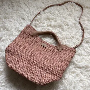 컨디션 최상 헬렌 카민스키 라피아 토트백 CassiaS 숄더 포함