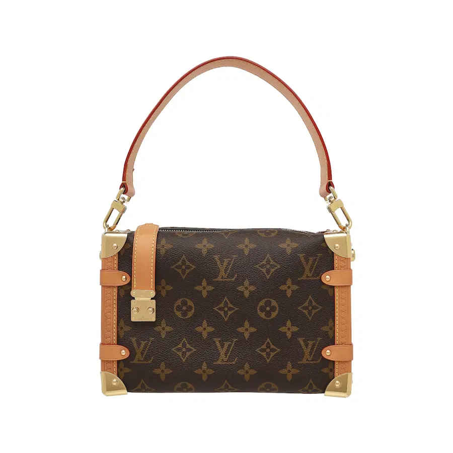 路易威登（LV）Side Trunk Monogram帆布单肩包 MM