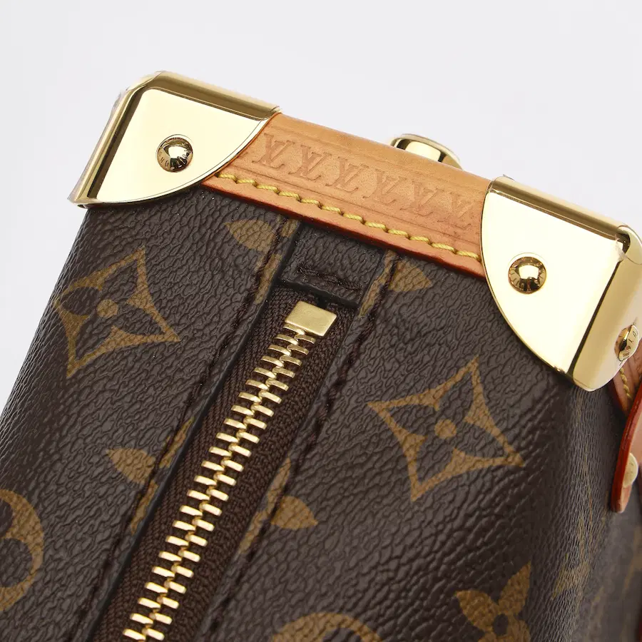 路易威登（LV）Side Trunk Monogram帆布单肩包 MM