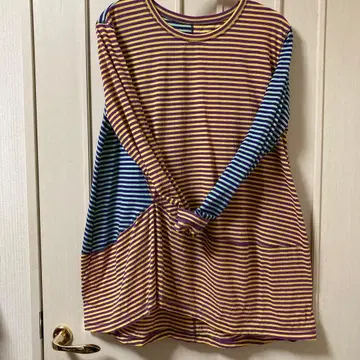 센소유니코 / 큐브 / 스트라이프 긴팔 티셔츠