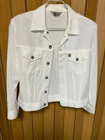 컨디션 최상 SWEET CAMEL 텐셀 화이트 데님 자켓