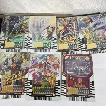 라이드 케미 트레이딩 카드 LP 레어 세트 가면라이더 갓챠드