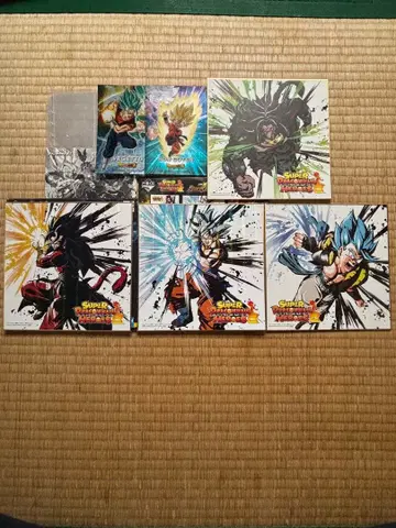 슈퍼 드래곤볼 히어로즈 아트 카드 4장 세트 리필 포함