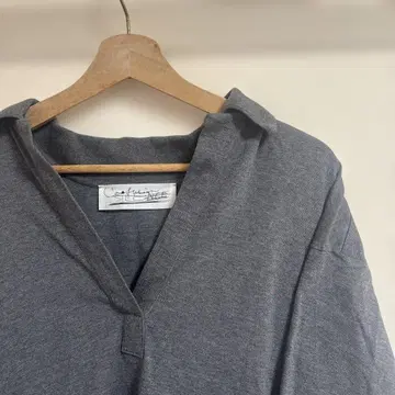 Chaos 25ss 로랑 폴로 자수 로고 차콜