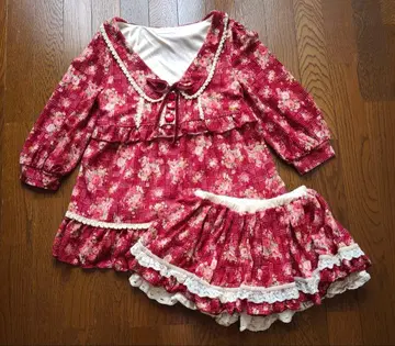 리즈리사 셋업 빨간색