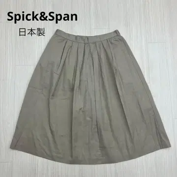 Spick&Span 스픽 앤 스팬 치노 플레어 스커트 일본제 36