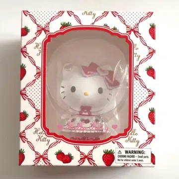 산리오 키티 피규어 딸기&리본