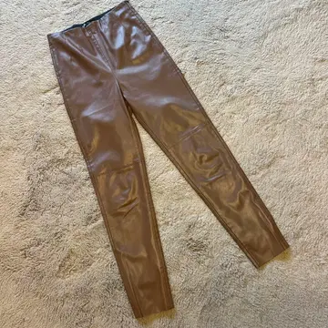 ZARA 자라 에코 가죽 팬츠 S