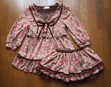 리즈리사 셋업 브라운