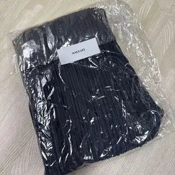 machatt 플리츠 팬츠 네이비