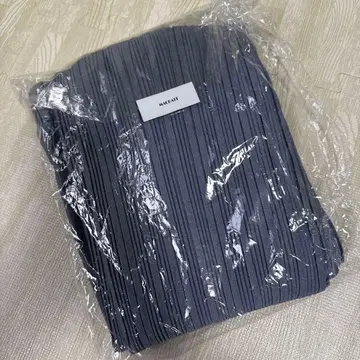 machatt 플리츠 팬츠 블루