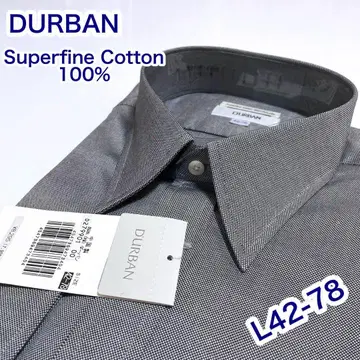 DURBAN 고급 면 100% 긴팔 와이셔츠 L42-78