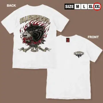 ELLEGARDEN 팬서 T셔츠 (화이트) [미사용]