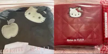 HELLO KITTY x BRILMY 화장품 파우치 딸기 보물 백