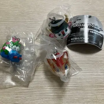 프로야구 마스코트 메지루시 액세서리 3개