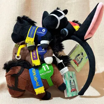 서러브레드 컬렉션 봉제 인형 키링 스트랩 묶음 판매 경마