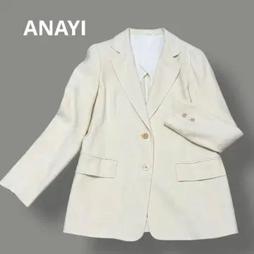 [새상품급 스트레치 최근] ANAYI 린넨 혼방 테일러드 자켓 아나이
