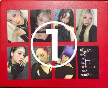 8장 세트 트레이딩 카드 그 1 HANA 1st 앨범