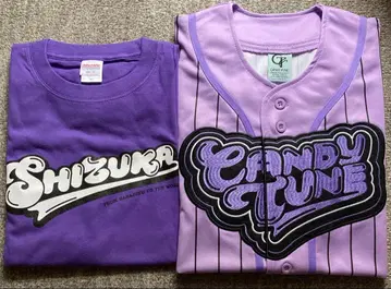 CANDY TUNE 미야노 시즈카 유니폼 티셔츠 세트