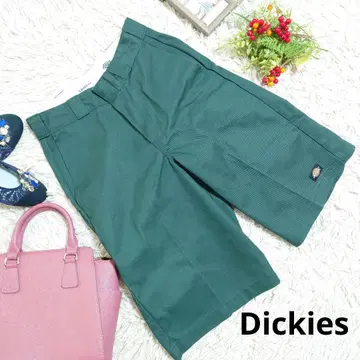 새상품급 Dickies 치노 하프 팬츠 (M 상당) 다크 그린 / 캐주얼