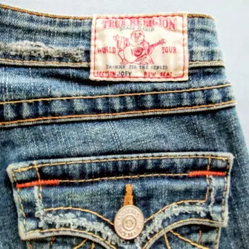 트루릴리전 부츠컷 데님 26 Made in USA 새상품급