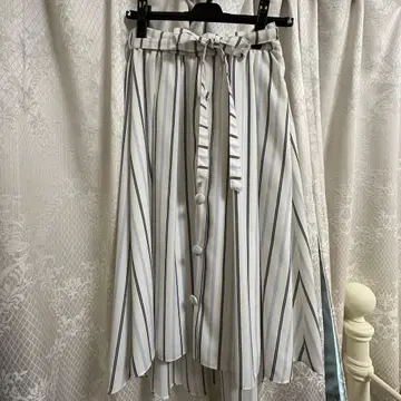 윌 셀렉션 스트라이프 스커트 피쉬테일