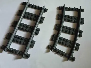 LEGO 기차 트랙 세트 (53400, 53410) 총 52개