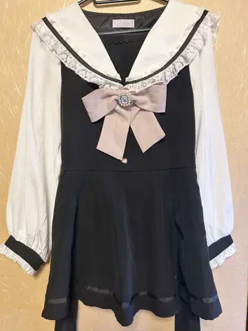 LIZLISA 리즈리사 세일러 카라 셋업 긴팔 팬츠 2세트