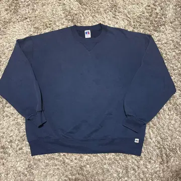 레어 사이즈 90s 러셀 애슬레틱 맨투맨 USA제 네이비