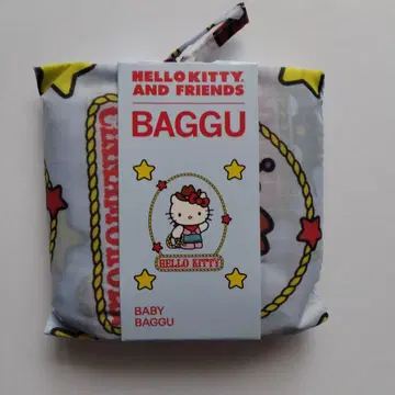 미사용 새상품 BABY BAGGU 헬로키티 프렌즈 에코백