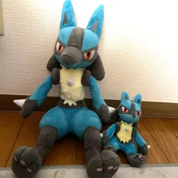 포켓몬 포켓몬 센터 한정판 루카리오 봉제 인형 fit 세트 판매