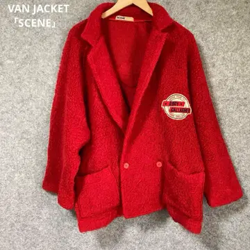 VAN JACKET [ SCENE ] 빈티지 보아 자켓 레드