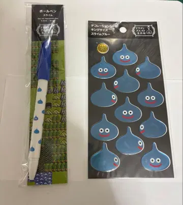 드래곤 퀘스트 문구점 씰과 볼펜 슬라임