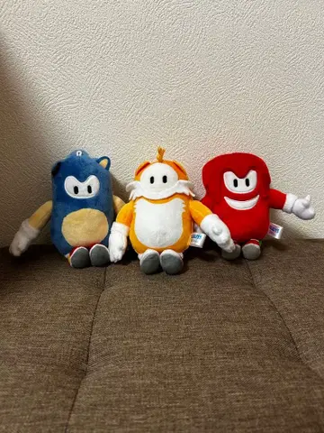 소닉 테일즈 너클즈 폴가이즈 봉제 인형 세트