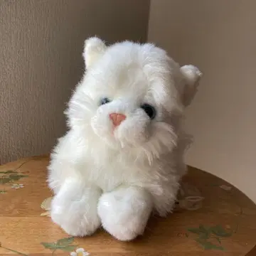 HERMANN Teddy 화이트 고양이 봉제 인형