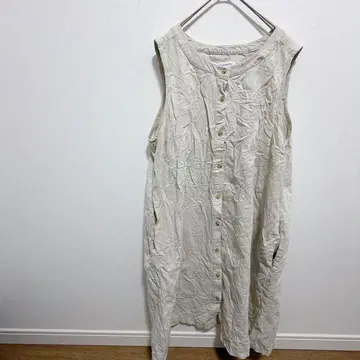 LIZ Claiborne 슬리브리스 롱 원피스 XL 베이지