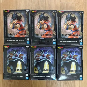 드래곤볼 match makers 손오공 프리저 피규어 6체 세트