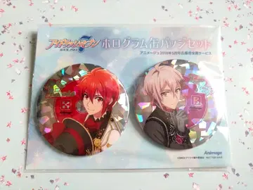 아이나나 나나세 리쿠 쿠죠 텐 캔 배지 세트 아니메지 2018년