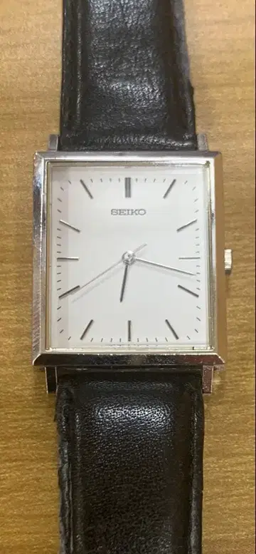 SEIKO 세이코 5P31-5320 스퀘어 남성용 손목시계 쿼츠