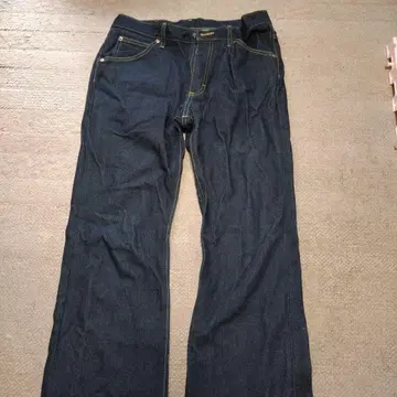 새상품급 Lee Riders 스트레이트 데님 다크 블루