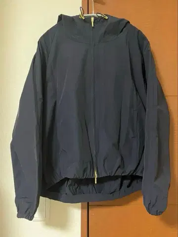 OURHOME 아워홈 더블 지퍼의 깔끔한 블루종 네이비 후드