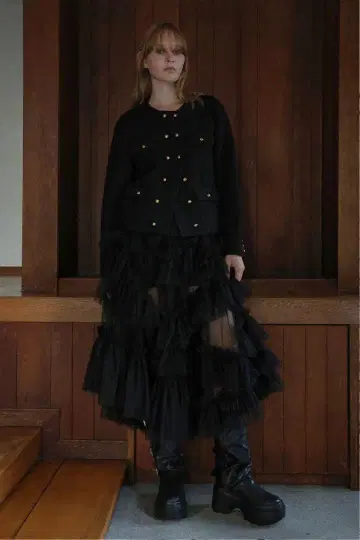THETOE 더 투 Heracles Tulle Skirt