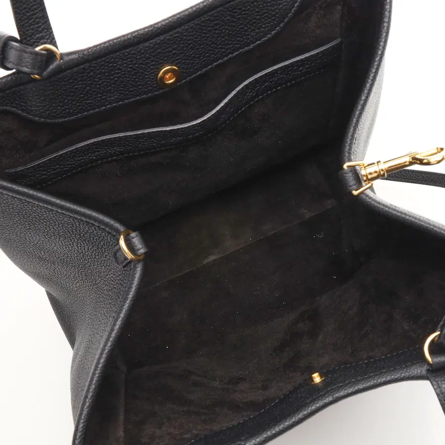 Celine 颗粒小牛皮折叠购物袋