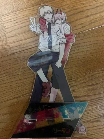 체인소 맨 아크릴 MEGA 피규어 덴지&파워