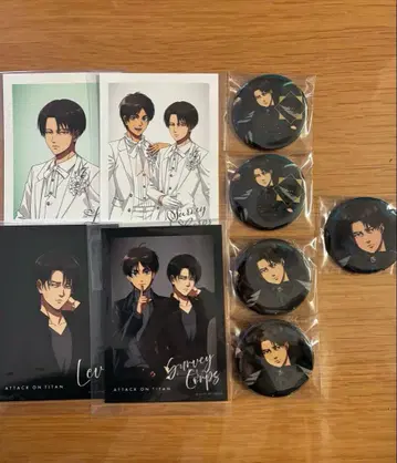 진격의 거인 브로마이드 Dignified 캔뱃지 엘렌 리바이