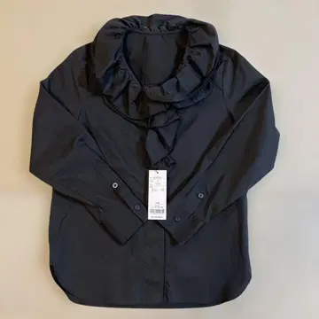 앙코키네 코튼 믹스 스트레치 프릴 블라우스 S 사이즈