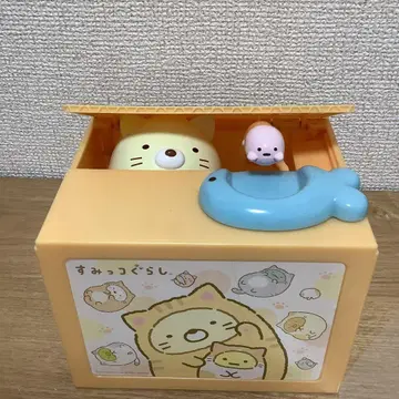 새상품급 스미코구라시 장난 BANK 저금통 전동 작동 확인 완료