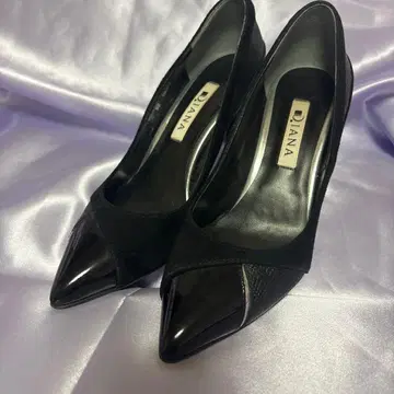 DIANA 블랙 하이힐 스틸레토